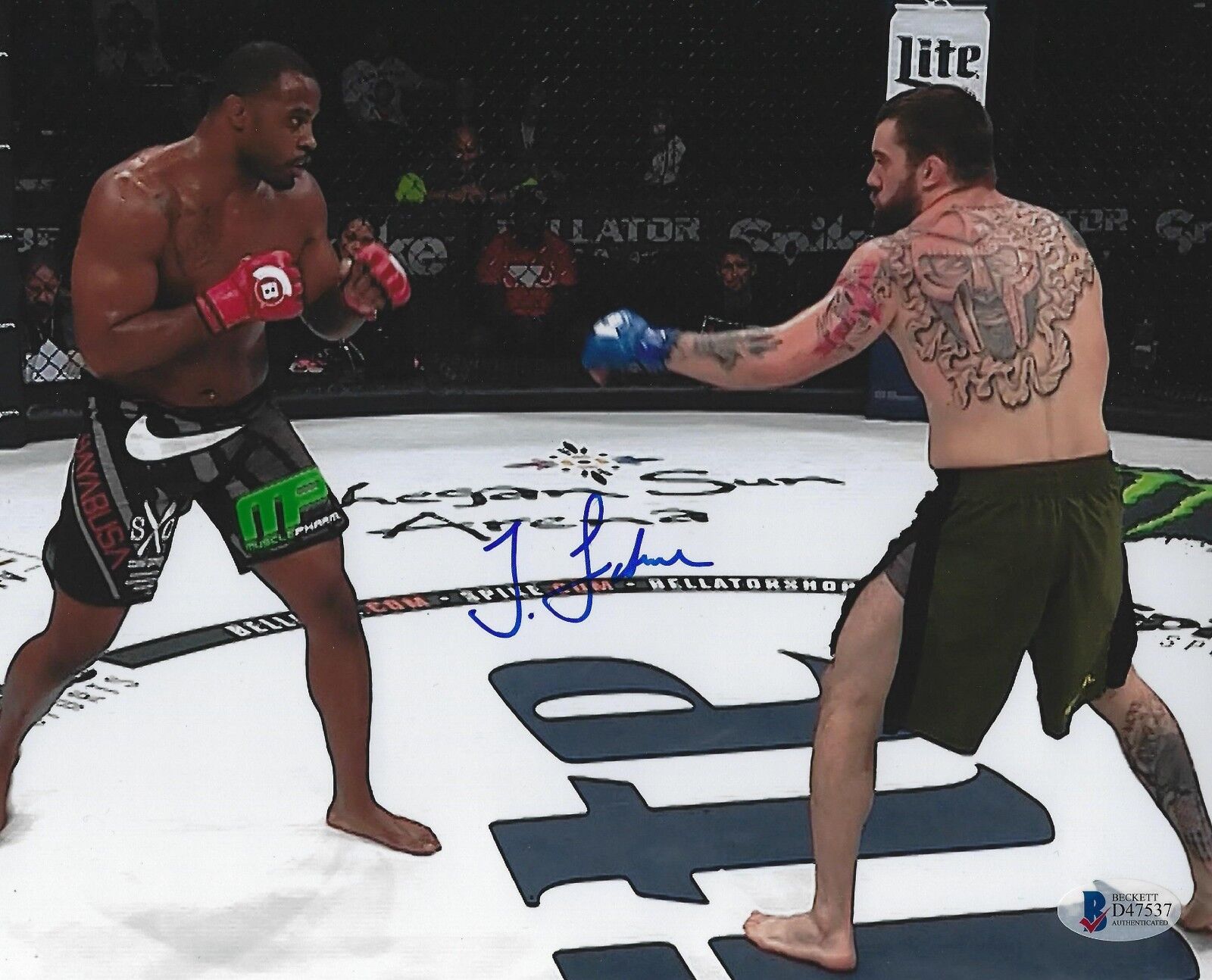 Tyrell Fortune Signed 8x10 Photo Poster painting BAS Beckett COA Bellator MMA 178 Picture Auto 2