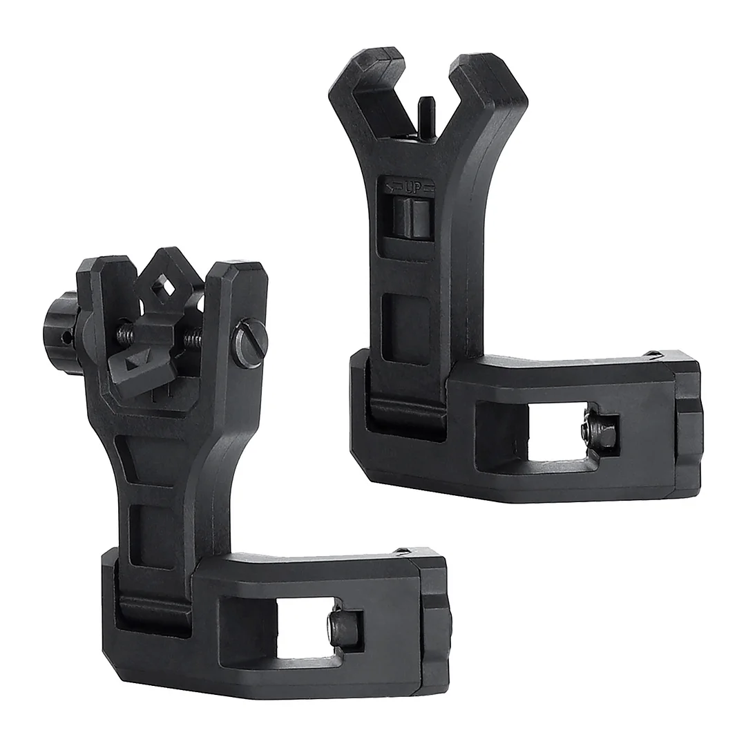 ohhunt&reg; Flip Up Sight 45 Degree Offset Rapid Transition Front and Backup Rear Sight