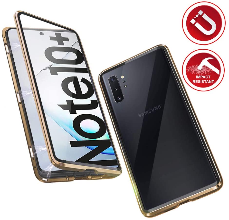2021 New Upgraded Two Side Tempered Glass Magnetic Adsorption Phone Case For Samsung Galaxy Note10+5G Note10+ Note10 Note10Lite Note20 Note20Ultra