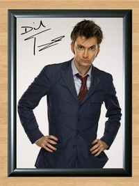 David Tennant Doctor Who Suit Signed Autographed Photo Poster painting Poster Print Memorabilia A2 Size 16.5x23.4