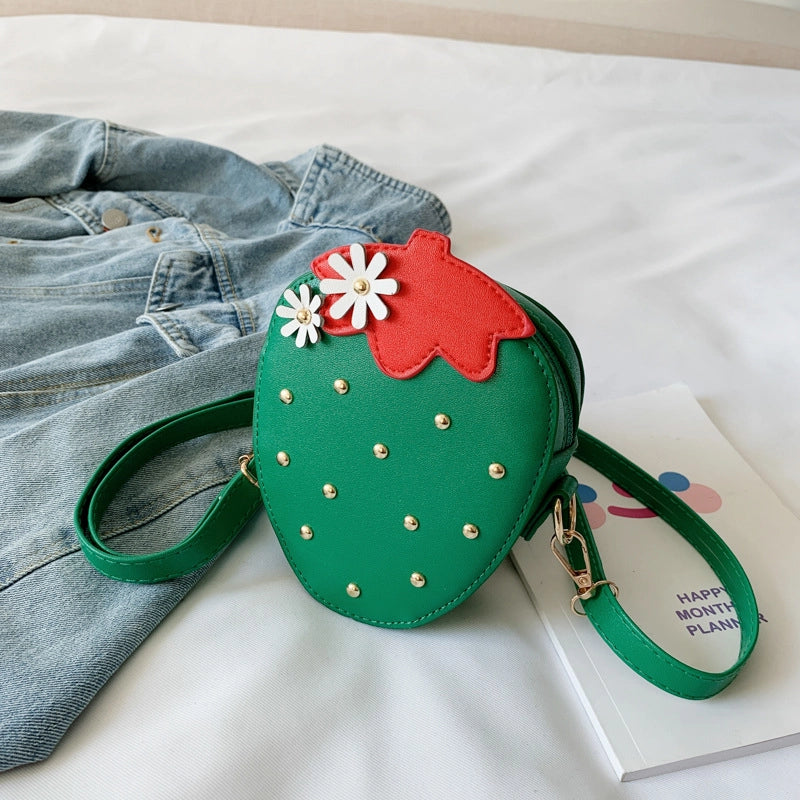 Korean Children’s Cute Strawberry Mini Messenger Bag