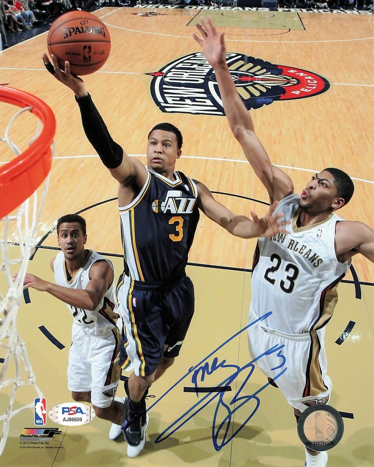 Trey Burke signed 8x10 Photo Poster painting PSA/DNA Michigan Jazz 76ers Autographed