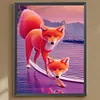 Diamond Painting -DIY Round Drill Fox