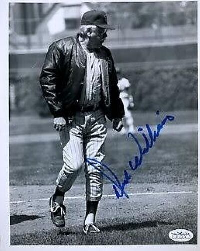 Dick Williams Signed Jsa Certed Sticker 8x10 Photo Poster painting Autograph Authentic