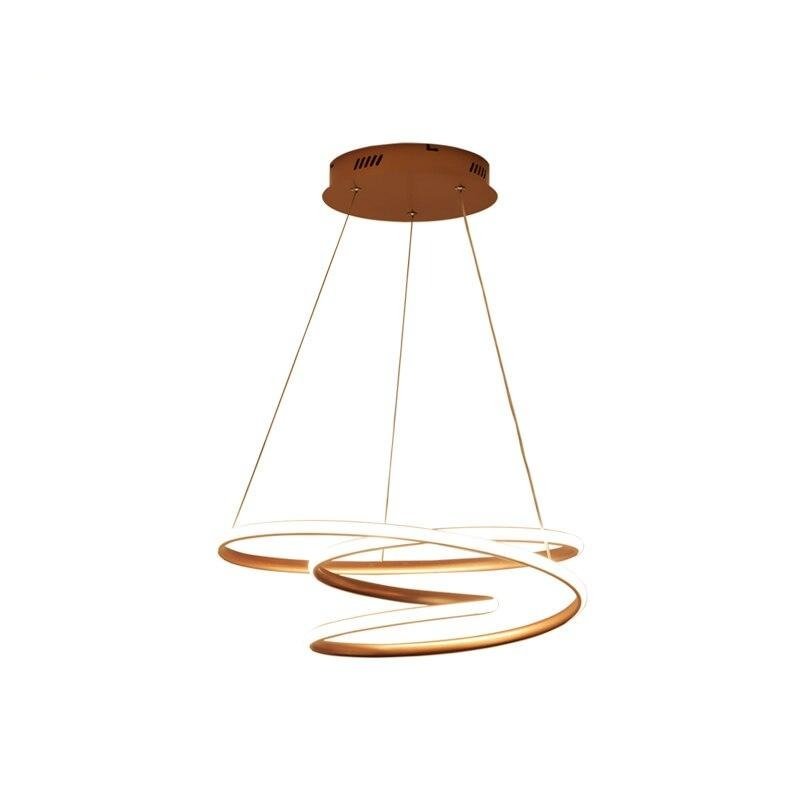 Creative LED Pendant Lights Dinning Room Modern Hanging Lamps Living Room Restaurant Bar Aluminum Luminaria RC Dimming