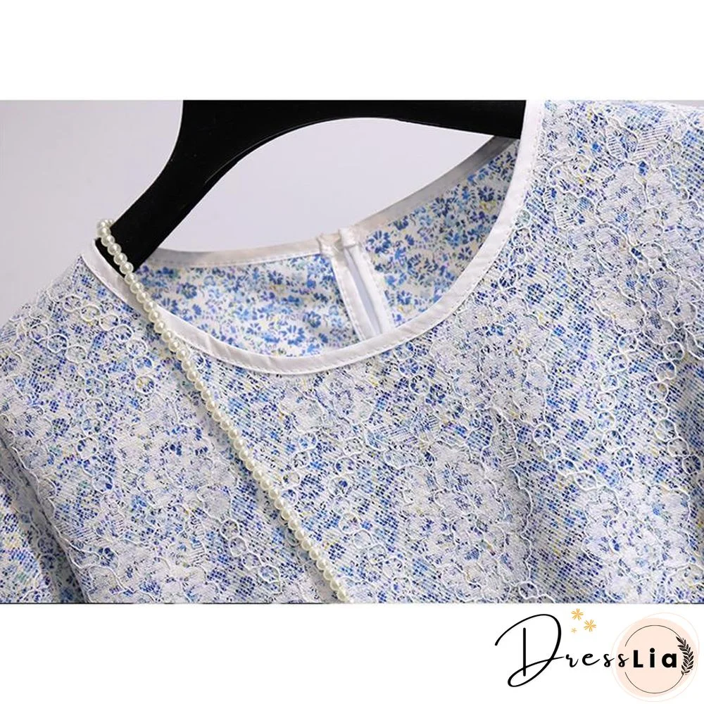 Floral Puff Sleeve Mini Dress P11974