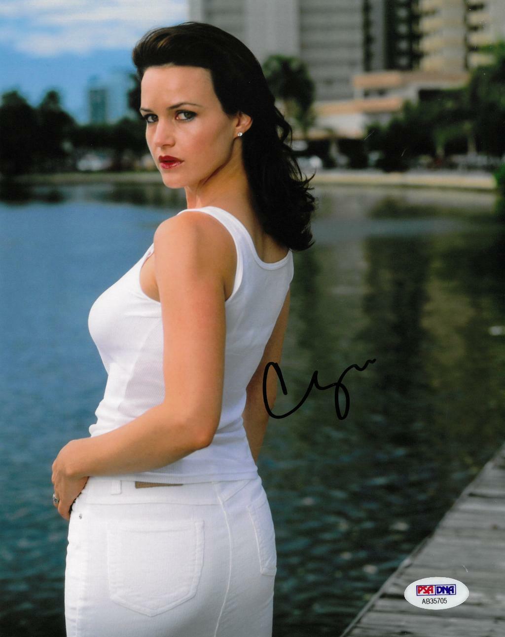 Carla Gugino Signed Authentic Autographed 8x10 Photo Poster painting PSA/DNA #AB35705