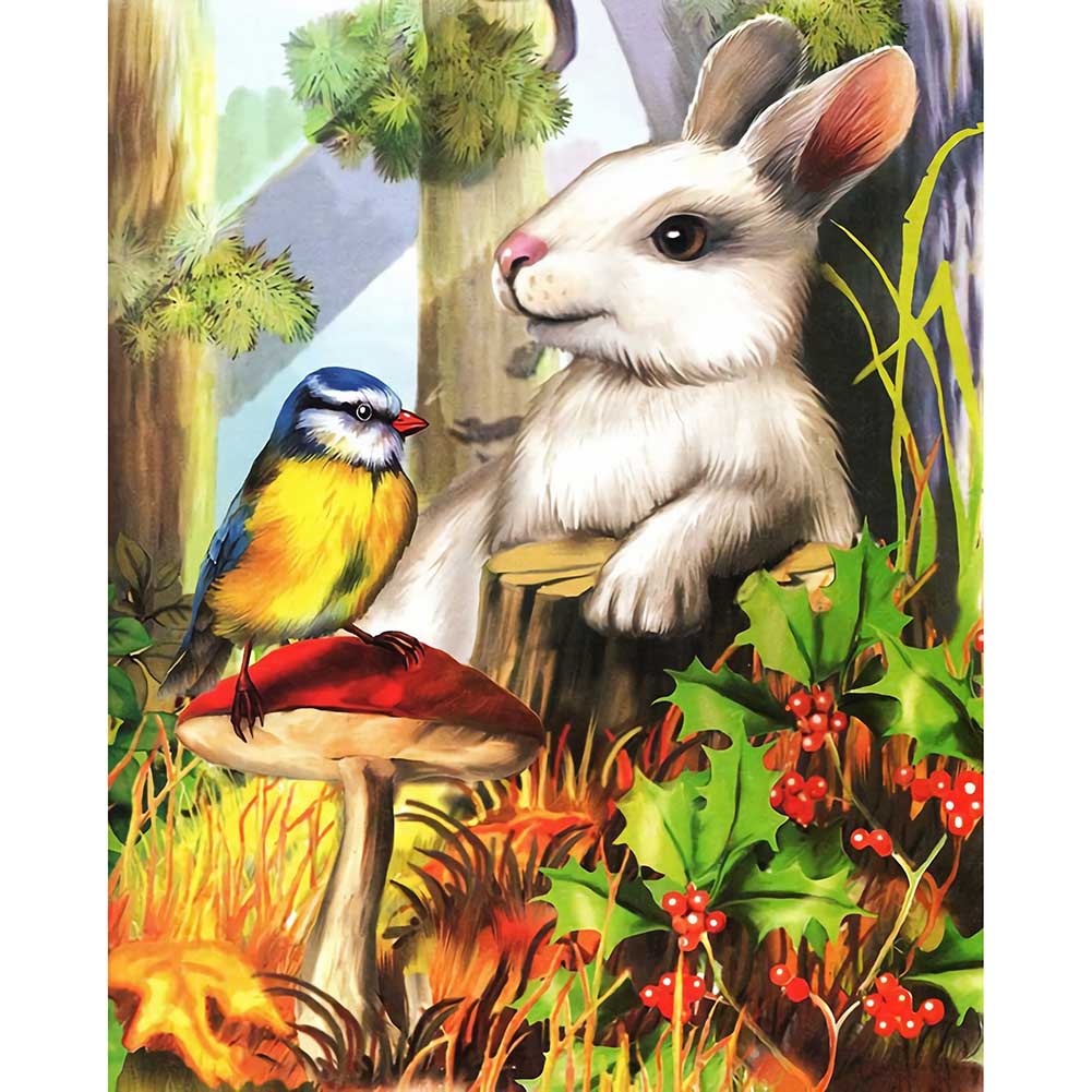 

Rabbit - Round Drill Diamond Painting - 30*40CM, 501 Original