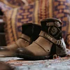 Men's Vintage Western Cowboy Martin Boots by Inlyline