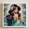 Disney Princess Jasmine-18CT Stamped Cross Stitch 50*50cm/19.69*19.69in tapestrymarket