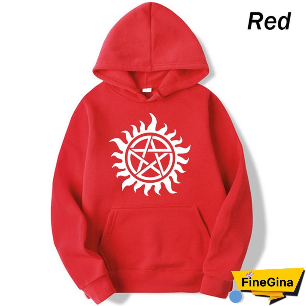 New Men/Women Autumn/Winter Printed Long Sleeve Solid Color Sweatshirt Hooded Pullover Plus Size