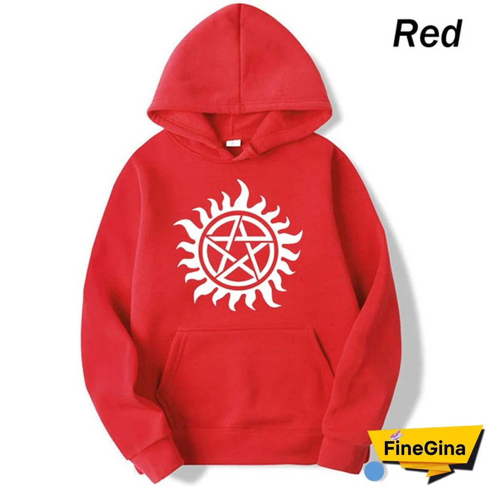 New Men/Women Autumn/Winter Printed Long Sleeve Solid Color Sweatshirt Hooded Pullover Plus Size