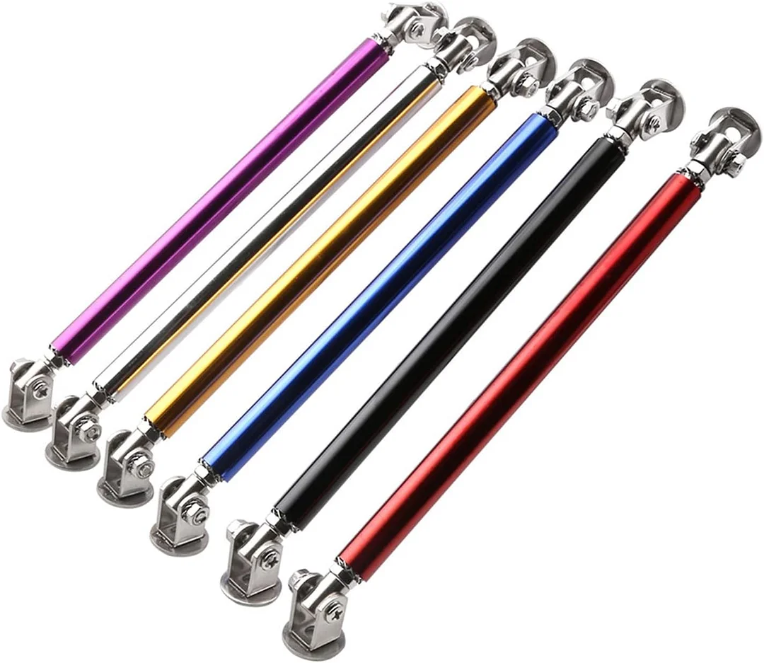 Front Bumper Lip Splitter Diffuser Strut Rod Tie Bars Splitter Support Rods 