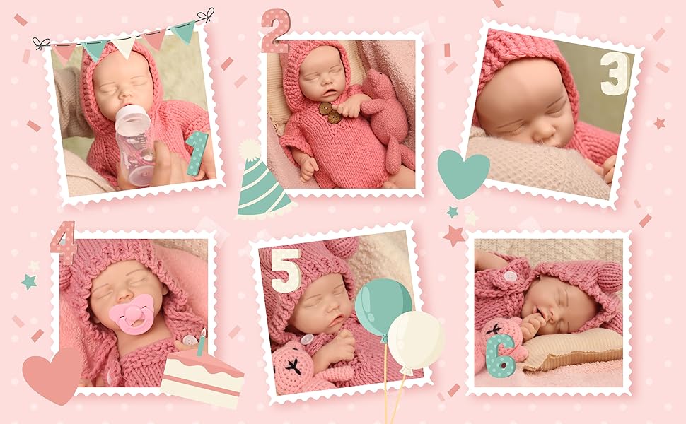 Real - shot pictures of dolls