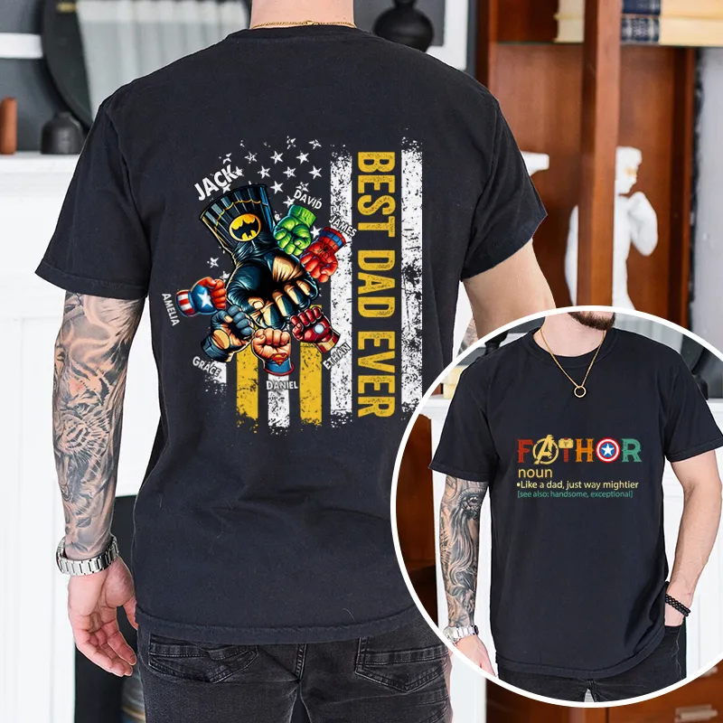 Loveyoufancy BEST DADMAN EVER Custom Shirt