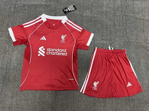 2025/2026 Liverpool Home Soccer Jersey 1:1 Thai Quality Kids Size