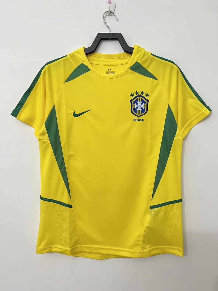 2002 Brazil Home Retro Jersey