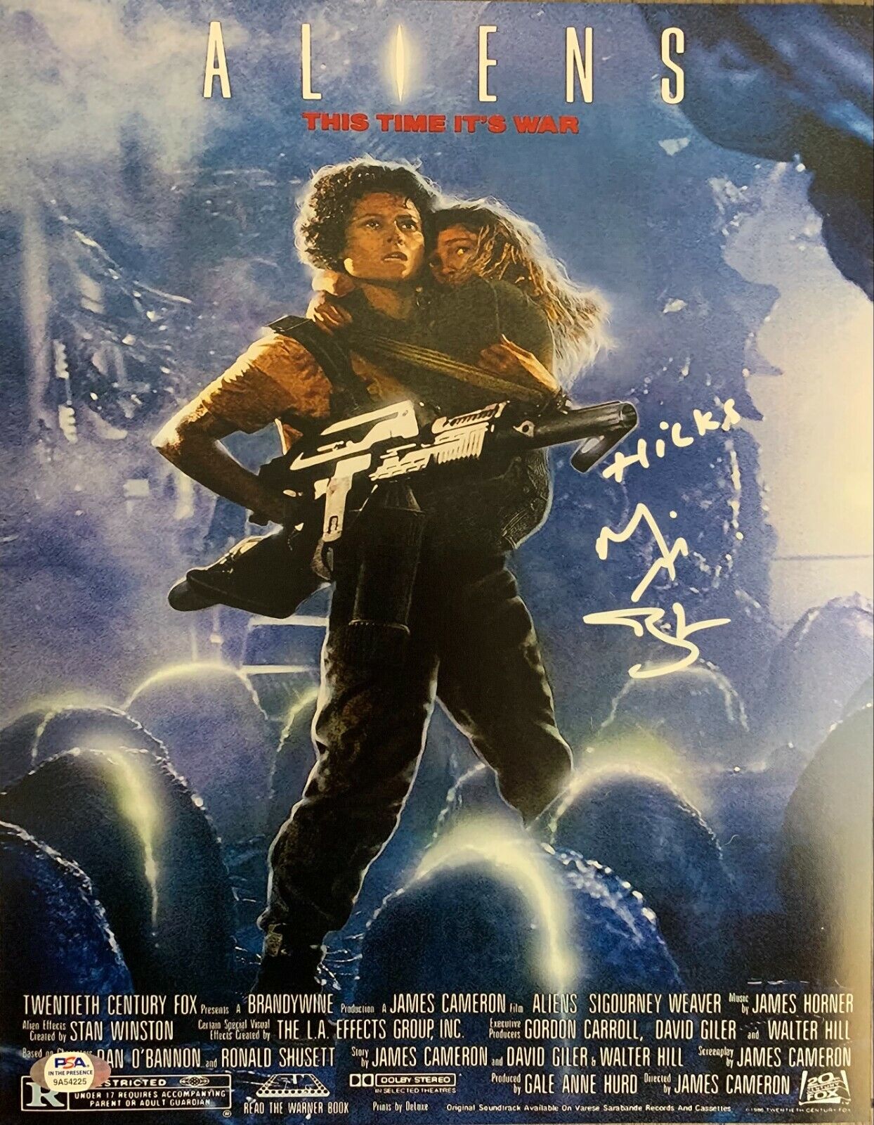 Michael Biehn autographed signed inscribed 11x14 Photo Poster painting Aliens PSA COA Hicks