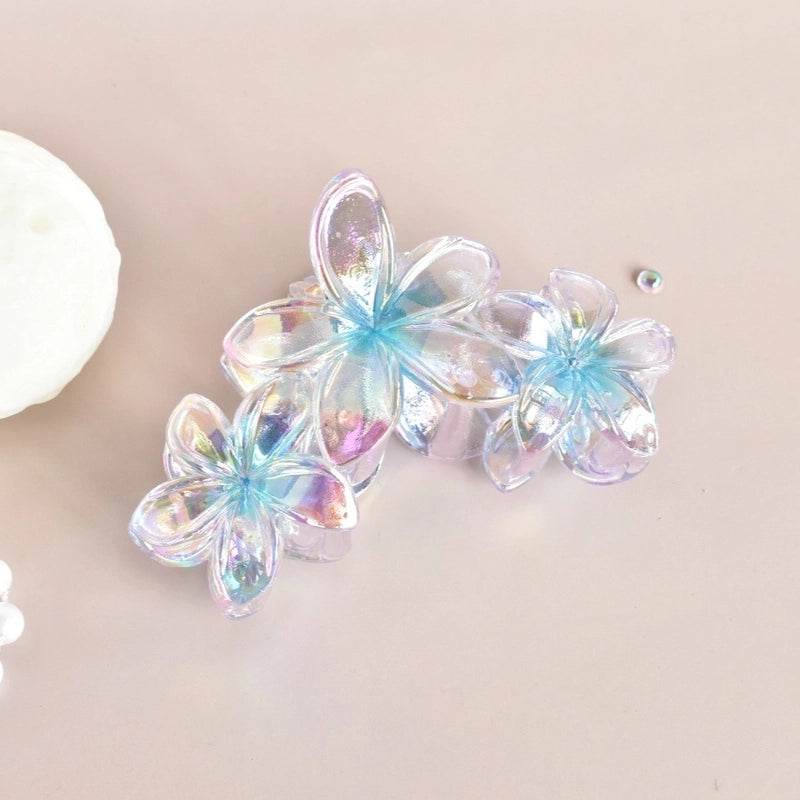 Cute Women’s Flower Plastic Hair Claws