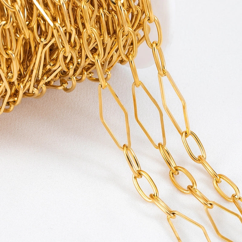 1 Piece 304 Stainless Steel 1M Jewelry Accessories Chain