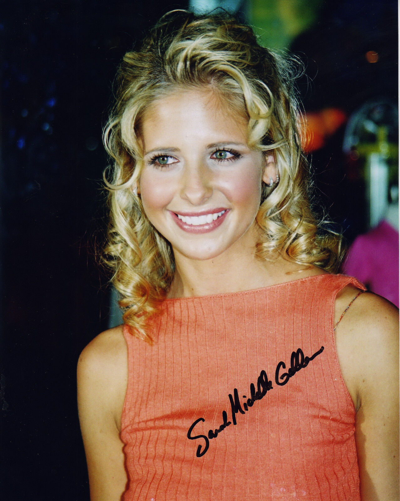 SARAH MICHELLE GELLAR AUTOGRAPH SIGNED PP Photo Poster painting POSTER 33