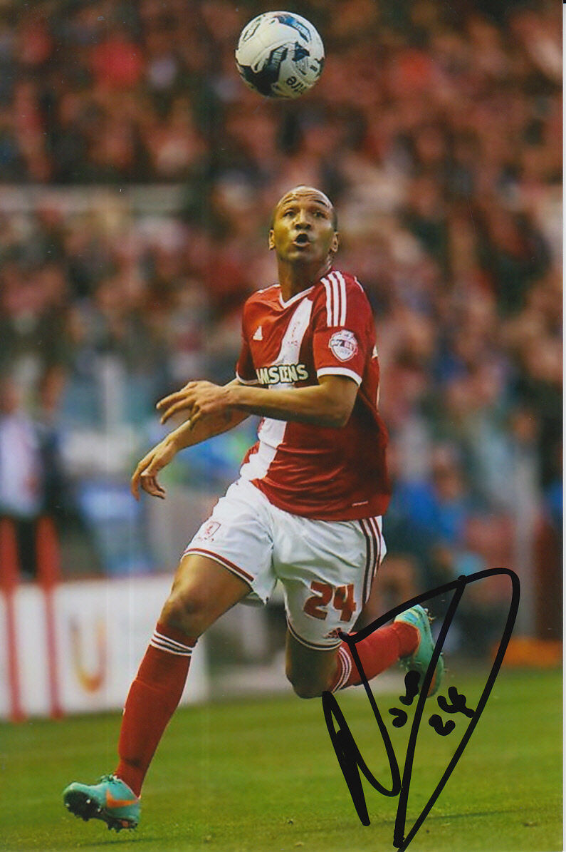 MIDDLESBROUGH HAND SIGNED EMILIO NSUE 6X4 Photo Poster painting 2.