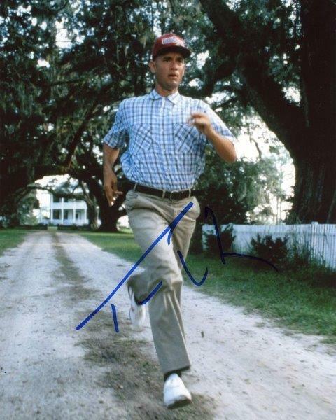 REPRINT - TOM HANKS Forrest Gump Autographed Signed 8 x 10 Photo Poster painting RP Man Cave