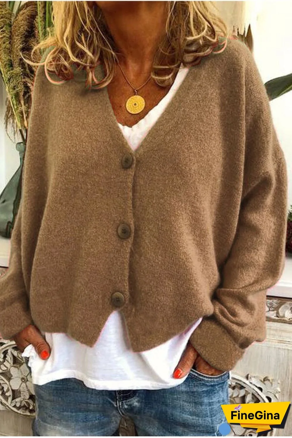 Casual Loose Knitted Cardigan