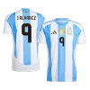 J.ALVAREZ #9 Argentina Home Soccer Jersey 2024