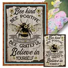 Bee Kind-11CT Stamped Cross Stitch 40*60cm (Big Size)