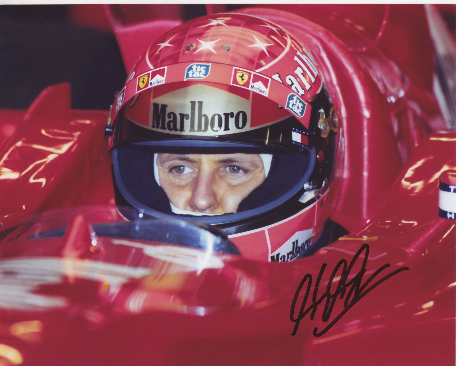 MICHAEL SCHUMACHER AUTOGRAPH SIGNED PP Photo Poster painting POSTER