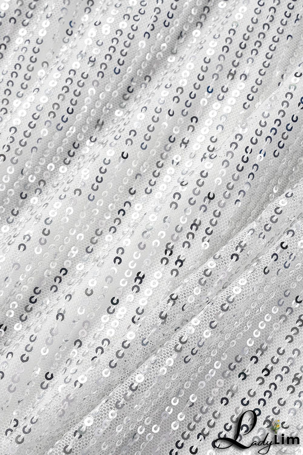 Black Sexy Solid Sequins Patchwork Slit Halter Evening Dress Dresses