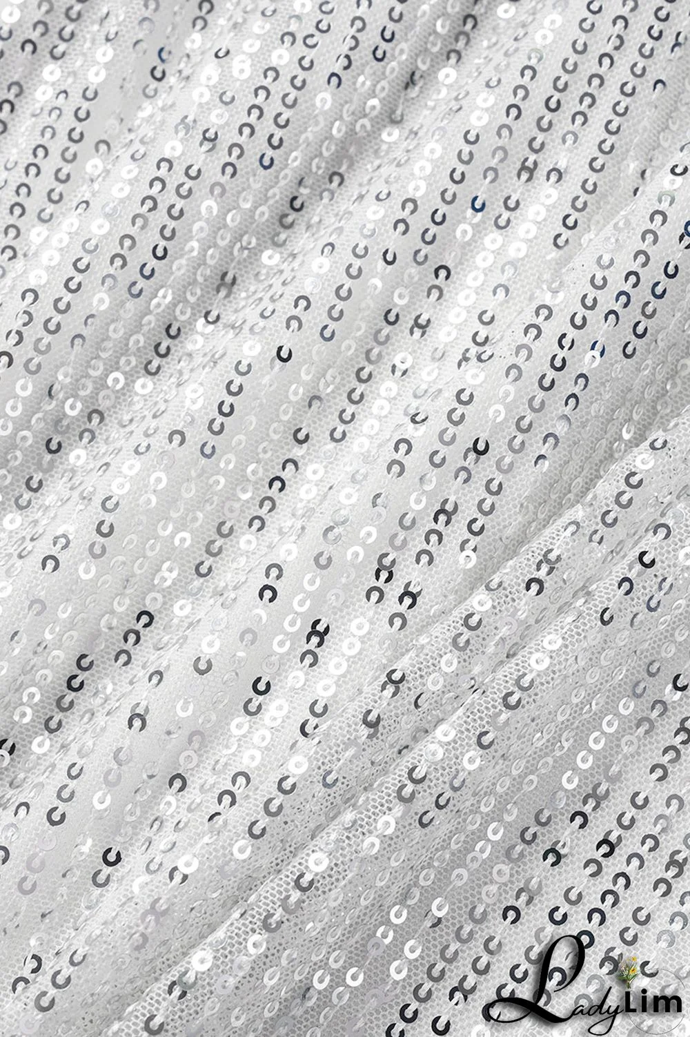 Black Sexy Solid Sequins Patchwork Slit Halter Evening Dress Dresses