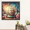 Diamond Painting-DIY Full Round Drill Sailboat