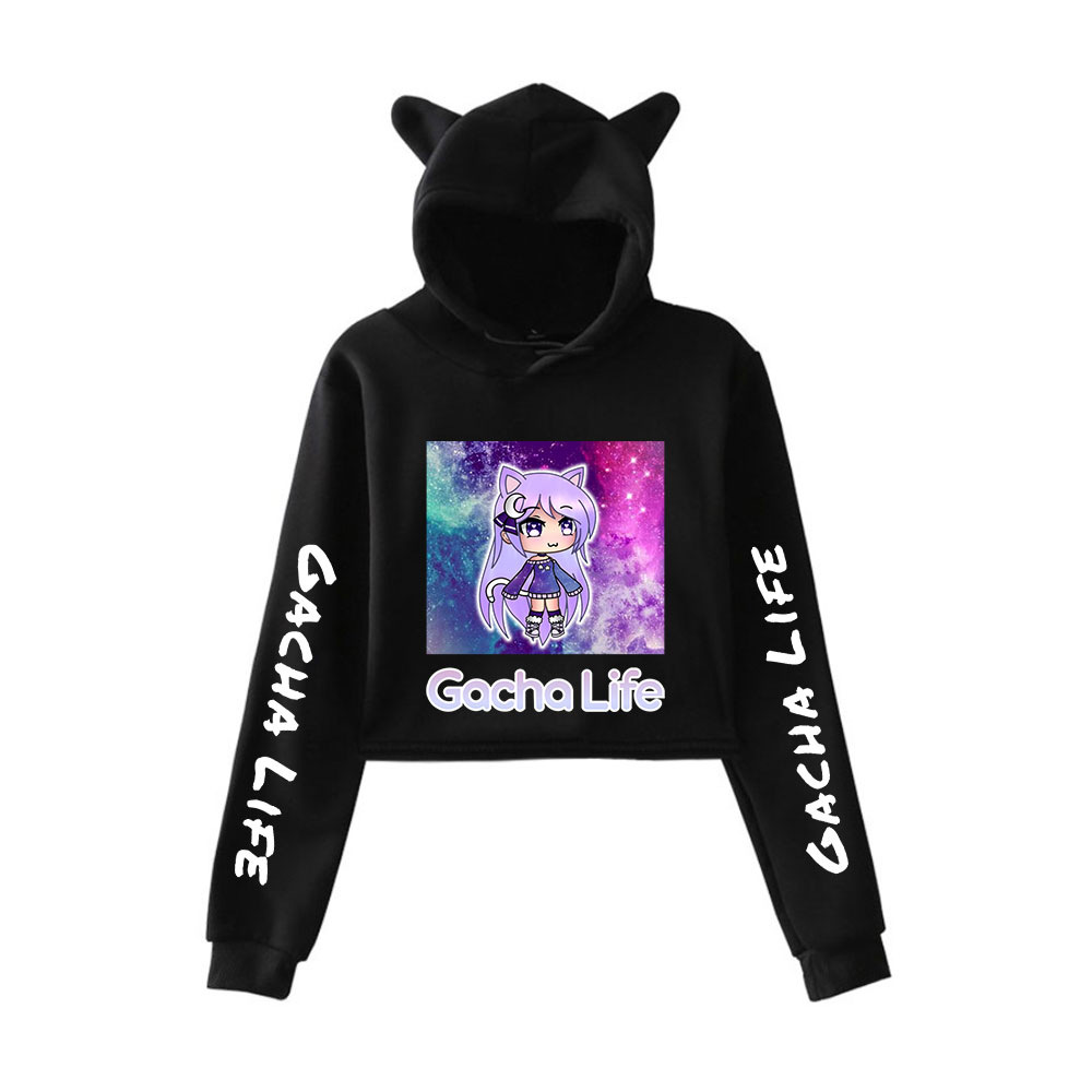 Gacha Life Hoodies Pullover Cosplay Sweatshirt 2d Graphic Novelty Costume For Girls 1241