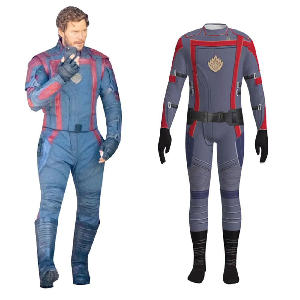 Kids Guardians of the Galaxy Star-Lord Cosplay Costume Kids Children Jumpsuit Halloween Carnival Party Disguise Suit
