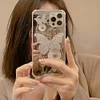 Touch-up Floral Mirror Phone Cases Silicone for iPhone 7-14 