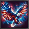 American Flag Eagle-11CT Stamped Cross Stitch 40*40cm tapestrymarket