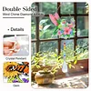 2pcs Flower Bird Diamond Painting Double-sided Crystal Window Suncatcher Craft Set Birthday Gifts Home Garden Decor Hanging Kit