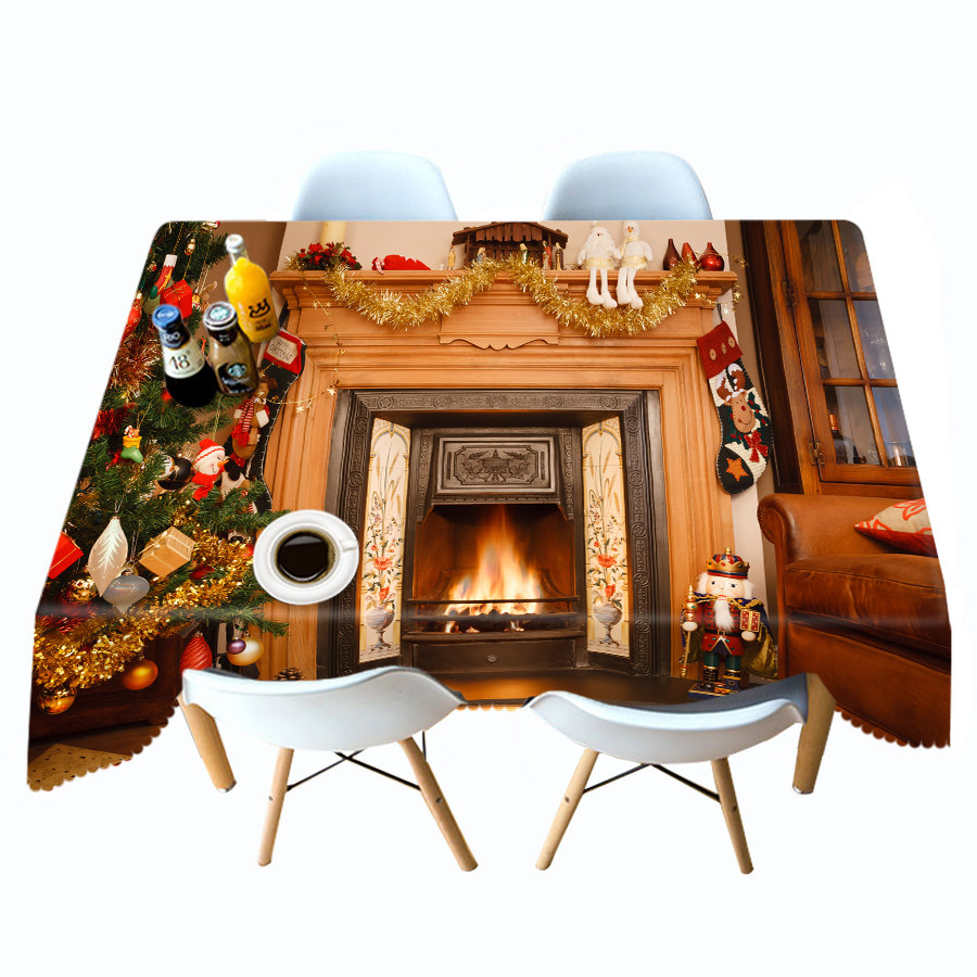 

Christmas - 3D Tablecloth, 140*180cm, 501 Original