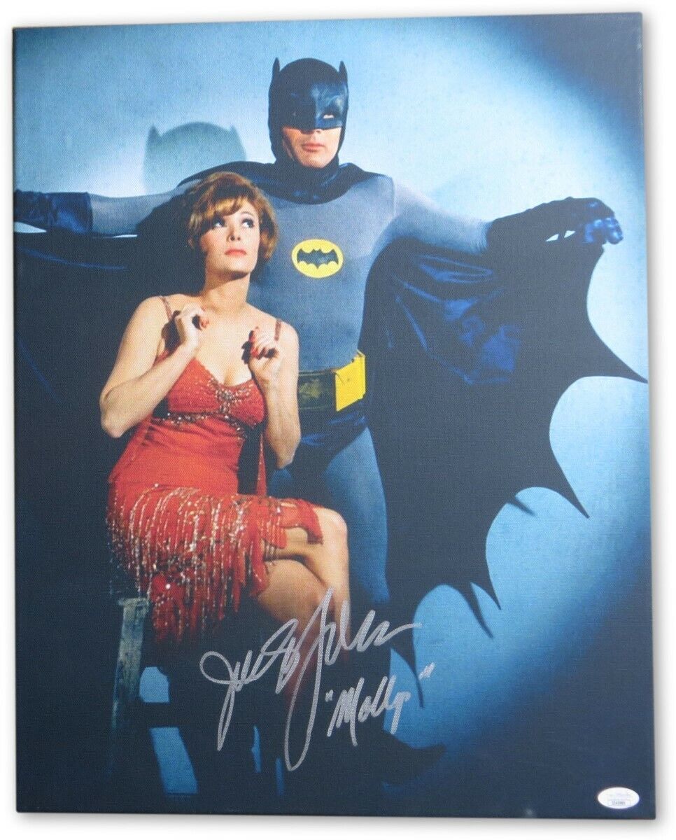 Jill St. John Autographed 16X20 Stretched Canvas Photo Poster painting Batman Molly JSA II43989