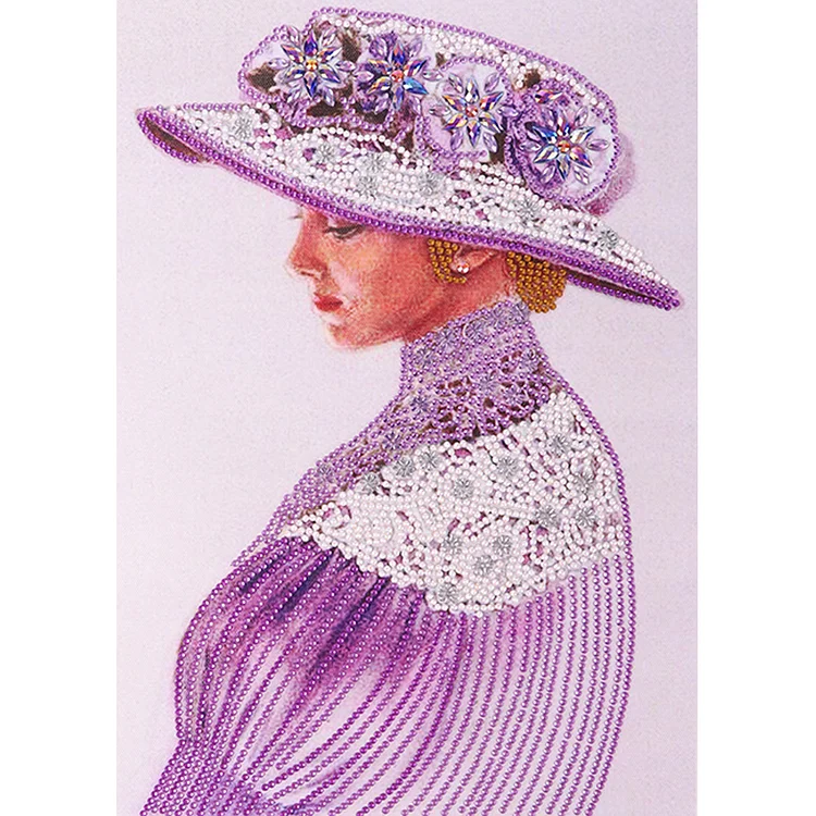 Diamond Painting | Special-shaped diamond painting - Noble Lady