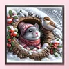 Mouse In A Tree Hole-11CT Stamped Cross Stitch 40*40cm/15.75*15.75in tapestrymarket