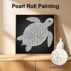 DIY Pearl Painting Turtle for Home Wall Decor(25x25cm)