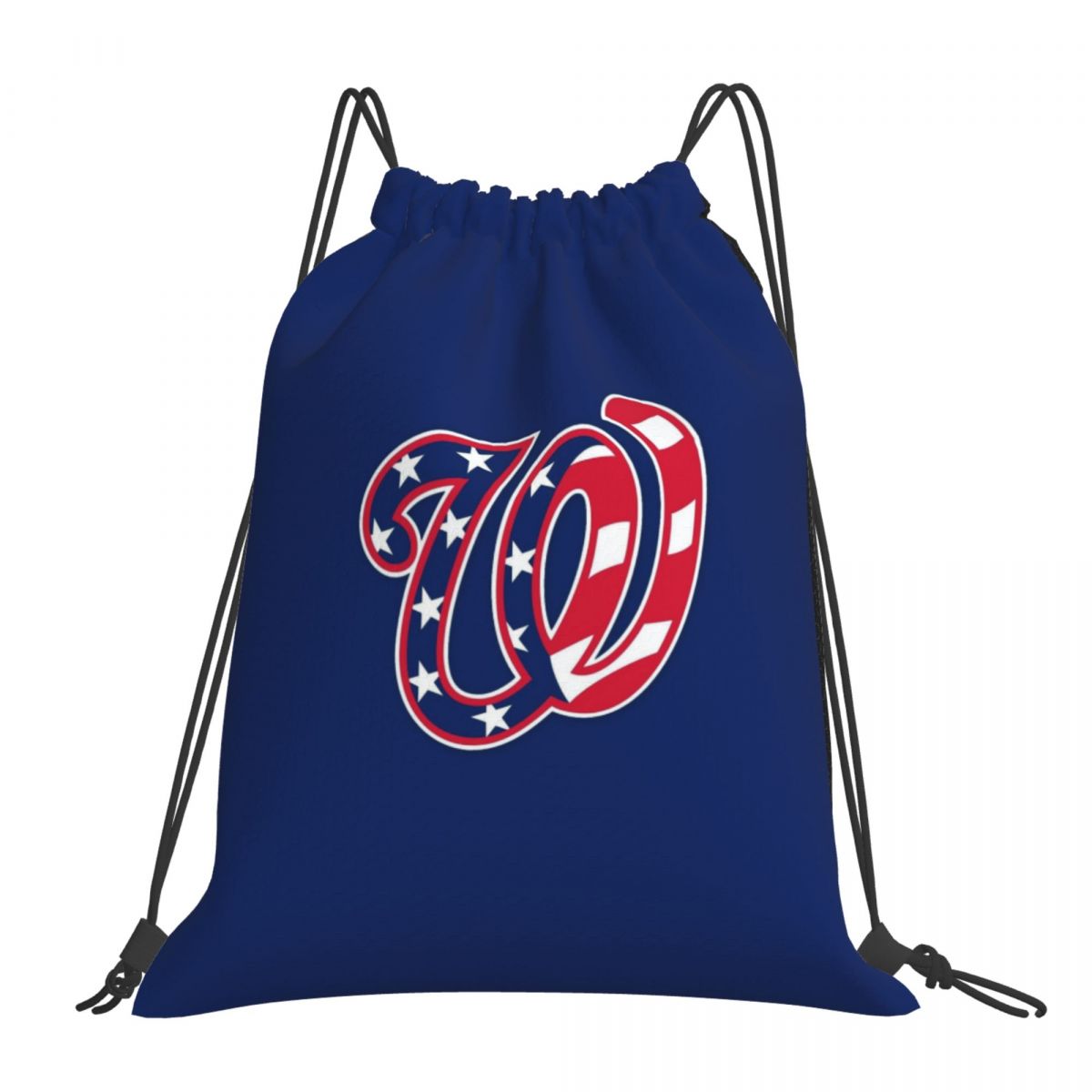 Washington Nationals Patriotic Drawstring Bags for School Gym