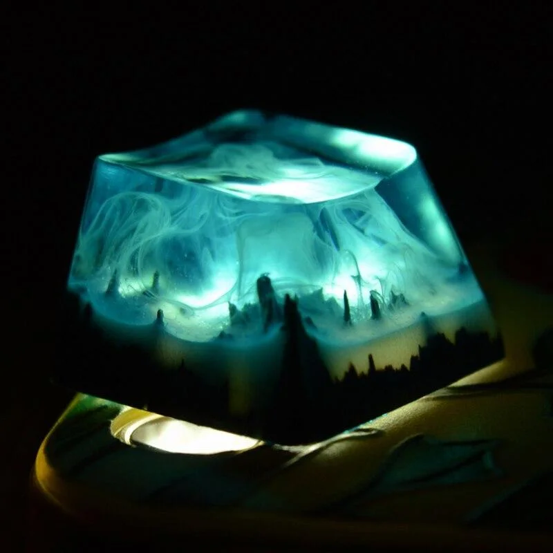 Landscape Resin Keycap