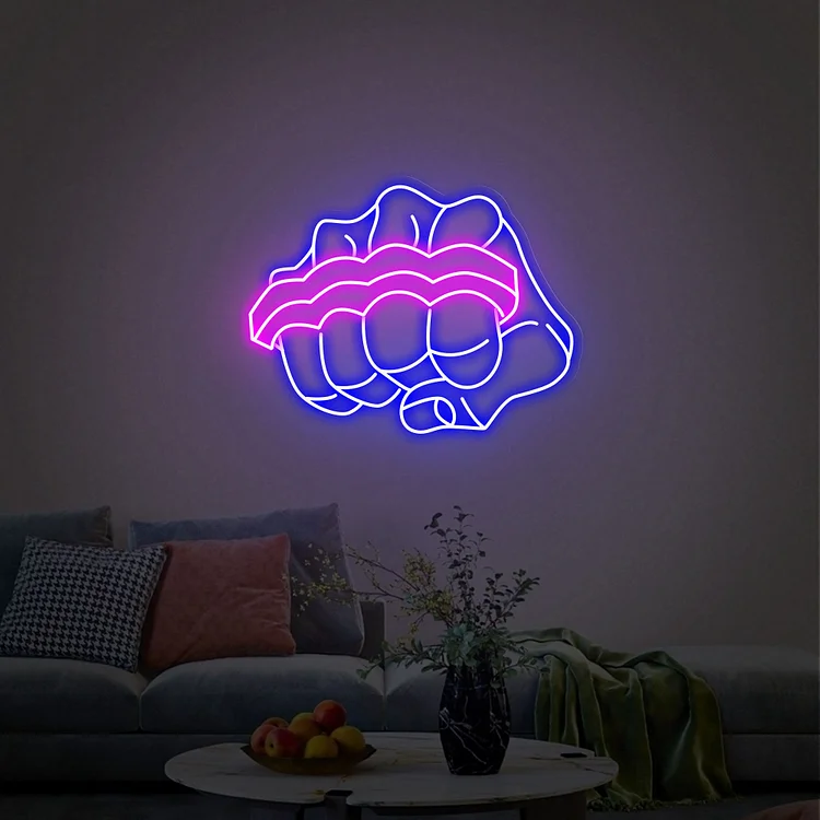 Anime Neon Sign Boxing Neon Sign custom Size and Color Neon Lights Decor Game Room Wall Decor Home Personalized Gifts 