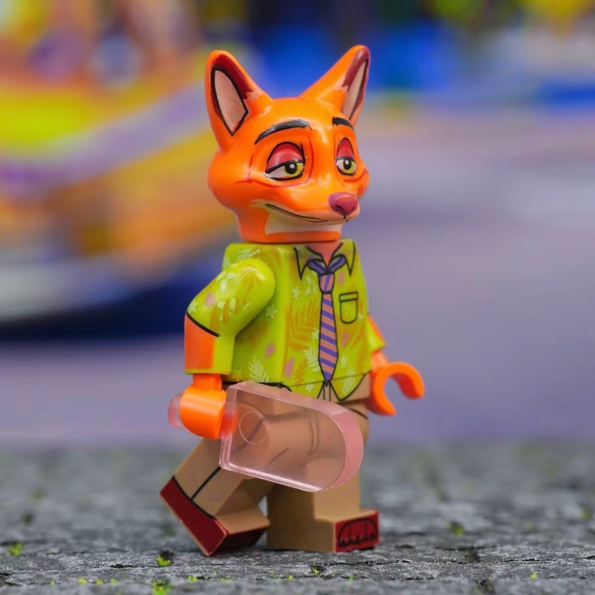 Zootopia Individual Character Minifigures - Custom Block Figures (Nick Wilde, Judy Hopps & More) with Movie Accessories