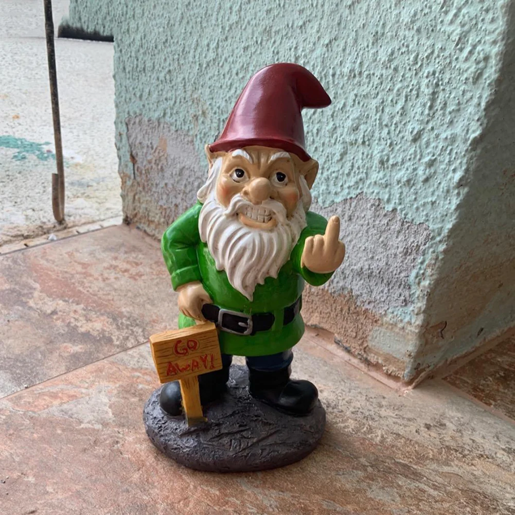 Garden Decorative Dwarf Model Resin Crafts Micro-Landscape Garden Statues