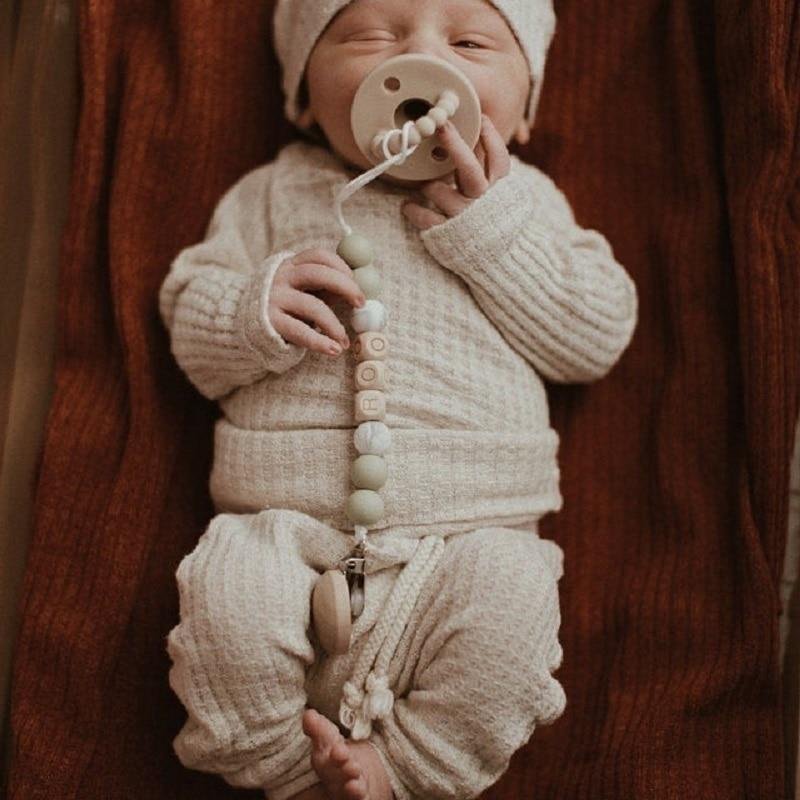 3pcs Infant Newborn Baby Cute Clothes Sets Girls Boys Autumn Warm Harem Pants Waffle Ribbed Solid Unisex Bodysuits+elastic Pants